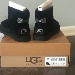 UGG Classic Mini with Crystal Bow